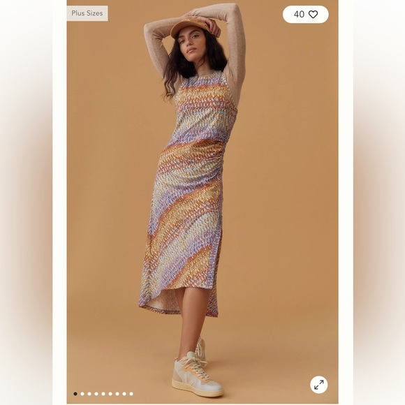 NWT Daily Practice by Anthropologie Mock-Neck Treasure Dress - Picture 5 of 14